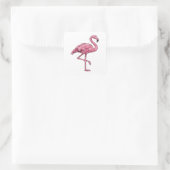 Helle Rosa FLAMINGO Sticker Kunst (Tasche)