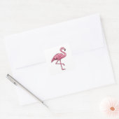 Helle Rosa FLAMINGO Sticker Kunst (Umschlag)