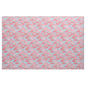 Helle rosa Flamingos auf Blau Stoff (Fat Quarter (45,7 x 55,9 cm))