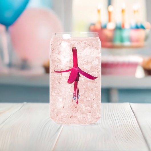 Helle rosa Fuchsienblüte Floral Dosenglas (Insitu (Baby Party))