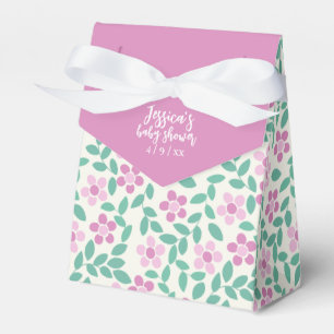 Helle rosa Gänseblümchen-Baby-Party Geschenkschachtel