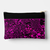 Helle rosa Kosmetiktasche Zubehörtasche (Rückseite)