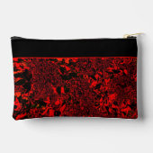 Helle rosa Kosmetiktasche Zubehörtasche (Rückseite)