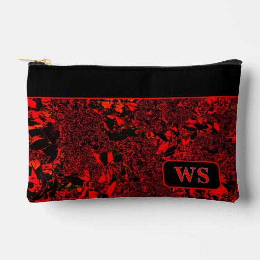 Helle rosa Kosmetiktasche Zubehörtasche (Vorderseite)