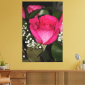 Helle Rosa Rose Leinwanddruck (Insitu (Wohnzimmer))