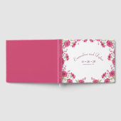 Helle Rosa Rosenhochzeit Gästebuch (Voll)
