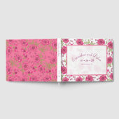Helle Rosa Rosenhochzeit Gästebuch (Voll)