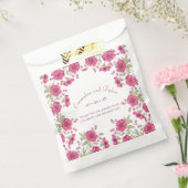 Helle Rosa Rosenhochzeit Geschenktütchen (Versiegelt)