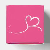 Helle Rosa und Weiß Elegante Square Geschenkboxen Geschenkschachtel (Oben)