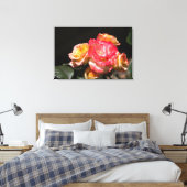 Helle Rose Bouquet Leinwanddruck (Insitu (Schlafzimmer))