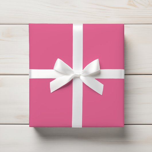 Helle Rose Medium Pink Solid Geschenkpapier