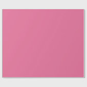Helle Rose Medium Pink Solid Geschenkpapier (Flach)