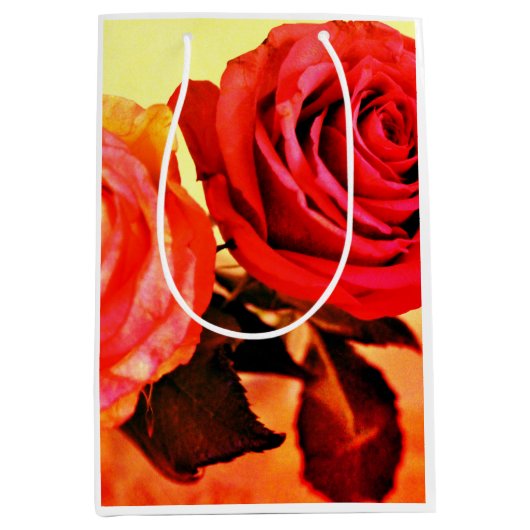 Helle Rose Mittlere Geschenktüte (Vorderseite)