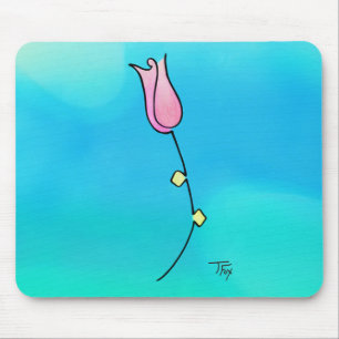 Helle Rose Mousepad