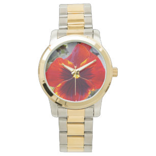 Helle Rot Pansy, Armbanduhr