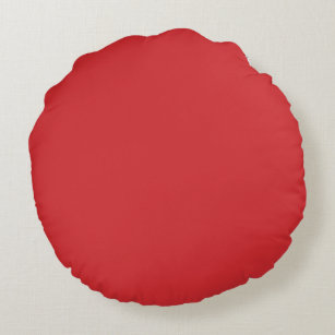 Helle Rot Solid Color - Farbe - Farbe - Farbe - Fa Rundes Kissen