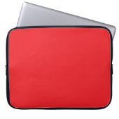 Helle Rot-Solid-Farbe Laptopschutzhülle (Vorderseite)