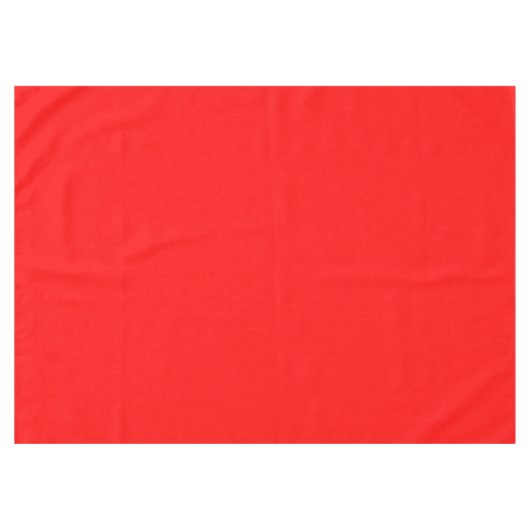 Helle Rot-Solid-Farbe Tischdecke (Vorderseite (Horizontal))