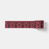 Helle rote abstrakte Lippen Ripsband (Vorderseite)