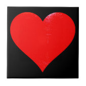 HELLE ROTE HERZ FLIESE (Vorderseite)