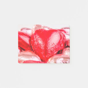 Helle rote Herzen Post it Notes Post-it Klebezettel