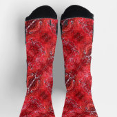 Helle rote japanische Ahornbaum gekachelt Socken (Oben)
