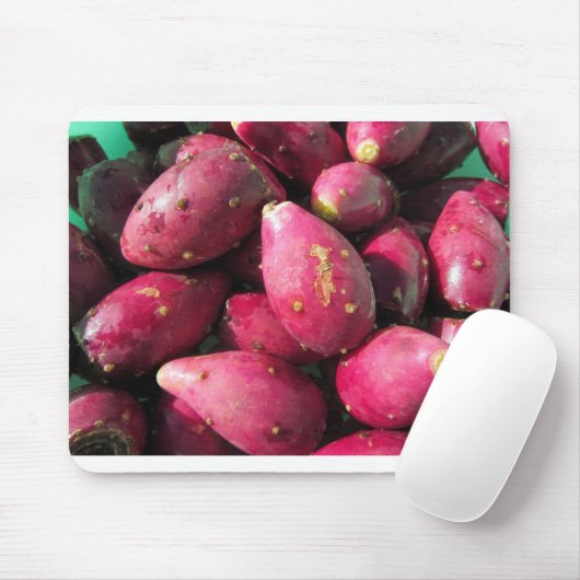 Helle rote Kaktusfeige-Kaktus-Frucht Mousepad (Mit Mouse)