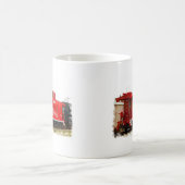 Helle rote Kombüse Kaffeetasse (Mittel)