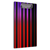 Helle rote lila und schwarze Streifen Klemmbrett (Rechts)