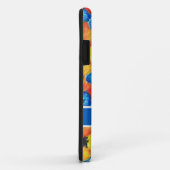 Helle rote Pflaumen und blaue Kornblumen Case-Mate iPhone Hülle (Hinten/Rechts)