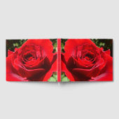 Helle Rote Rose Blume Schöne Blumenpracht Gästebuch (Voll)