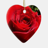 Helle Rote Rose Blume Schöne Blumenpracht Keramikornament (Rechts)