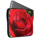 Helle Rote Rose Blume Schöne Blumenpracht Laptopschutzhülle (Vorne Rechts)