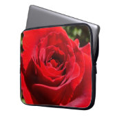 Helle Rote Rose Blume Schöne Blumenpracht Laptopschutzhülle (Vorderseite Links)