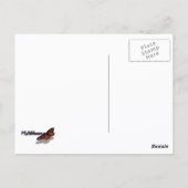 Helle Rote Rose Blume Schöne Blumenpracht Postkarte (Rückseite)