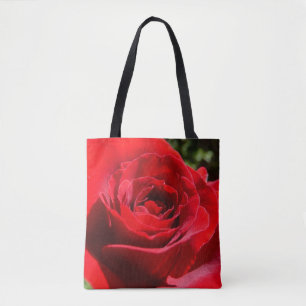 Helle Rote Rose Blume Schöne Blumenpracht Tasche