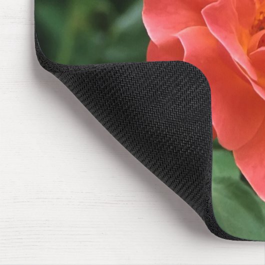 Helle Rote Rose.... Mousepad (Ecke)