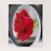 Helle rote Rose Puzzle (Vertikal)
