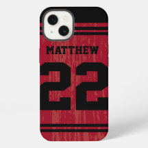 Helle rote Sporttrikot-Nummer iPhone 6