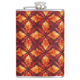 HELLE ROTE UND ORANGE FALL AUTUMNSTÜCKE FLACHMANN