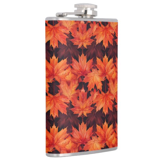 HELLE ROTE UND ORANGE FALL AUTUMNSTÜCKE FLACHMANN (Rechts)