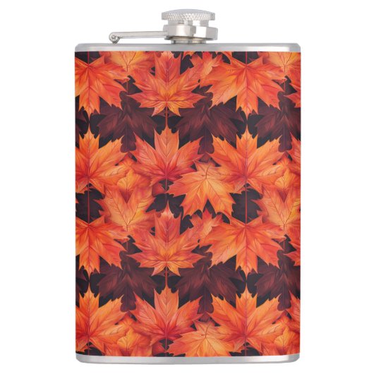 HELLE ROTE UND ORANGE FALL AUTUMNSTÜCKE FLACHMANN (Vorderseite)