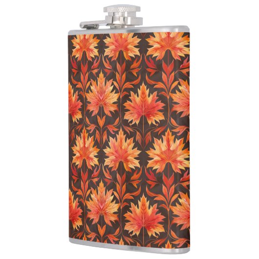 HELLE ROTE UND ORANGE FALL AUTUMNSTÜCKE FLACHMANN (Links)