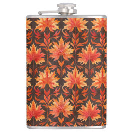 HELLE ROTE UND ORANGE FALL AUTUMNSTÜCKE FLACHMANN