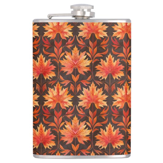 HELLE ROTE UND ORANGE FALL AUTUMNSTÜCKE FLACHMANN (Vorderseite)