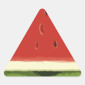 Helle Rote Wasserfarbe Wassermelone Aufkleber (Vorderseite)