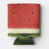 Helle Rote Wasserfarbe Wassermelone Cooler Dosenkühler (Vorderseite)