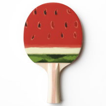 Helle Rote Wasserfarbe Wassermelone Ping Pong Padd