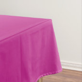 Helle Royal Fuchsia Rosa Farbe Tischdecke (Beispiel)