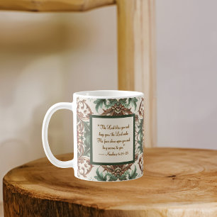 Helle Rustikale Traditionelle Morgen-Segen-Tasse Kaffeetasse